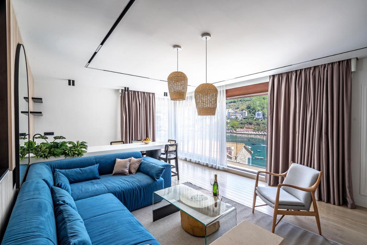 Blanche Cliff Apartments Sveti Stefan Eksteriør bilde