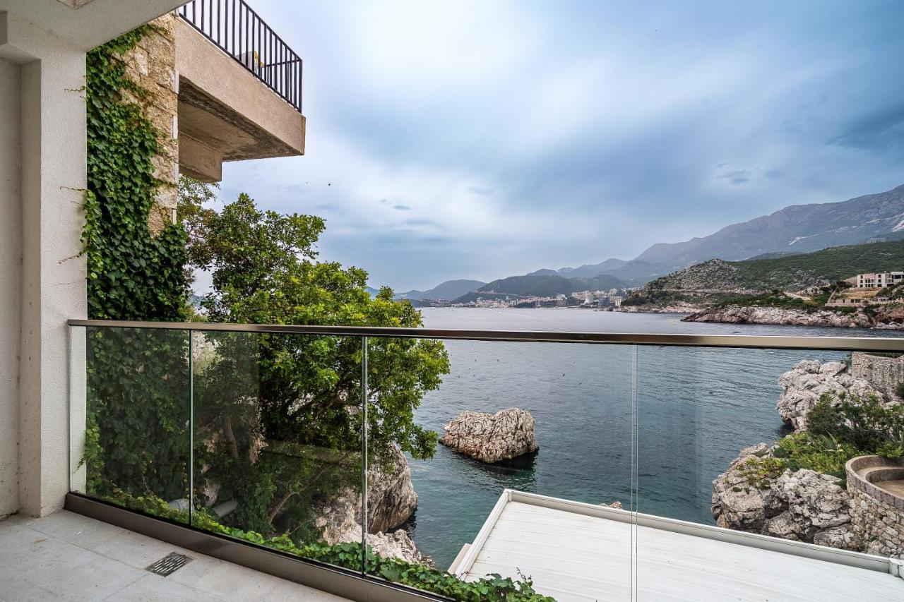 Blanche Cliff Apartments Sveti Stefan Eksteriør bilde