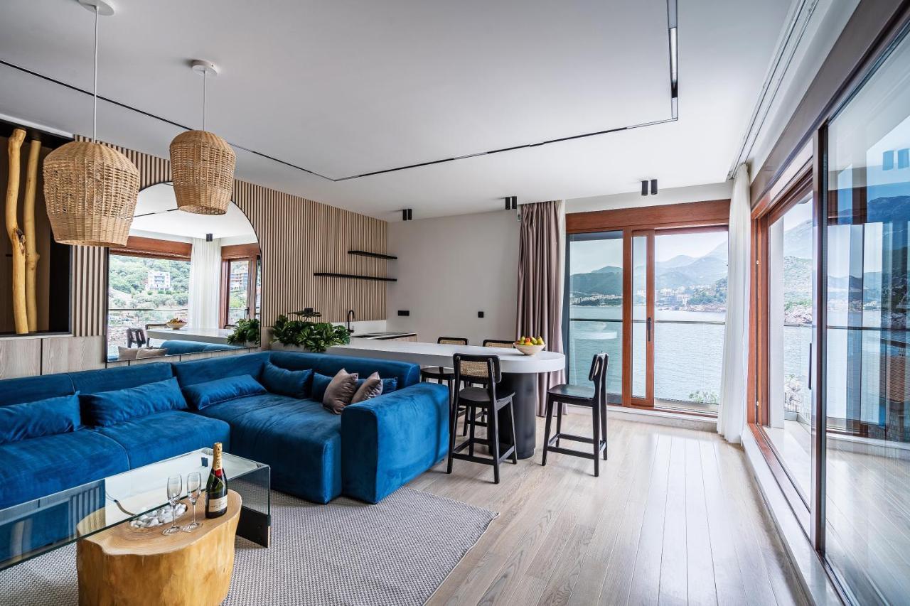Blanche Cliff Apartments Sveti Stefan Eksteriør bilde
