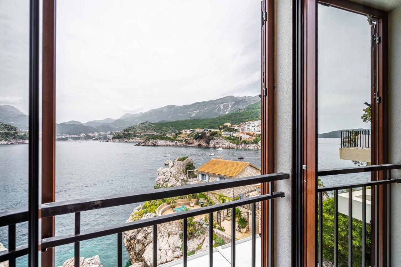 Blanche Cliff Apartments Sveti Stefan Eksteriør bilde
