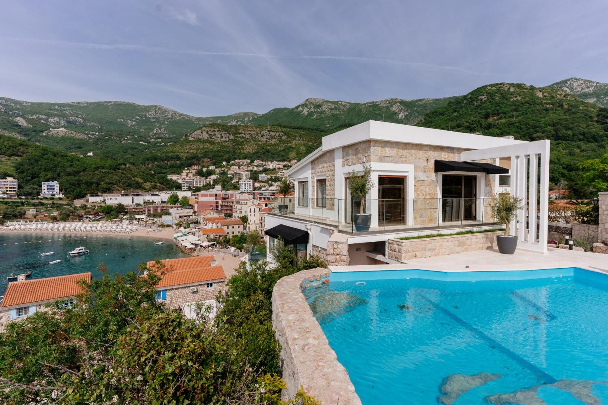 Blanche Cliff Apartments Sveti Stefan Eksteriør bilde