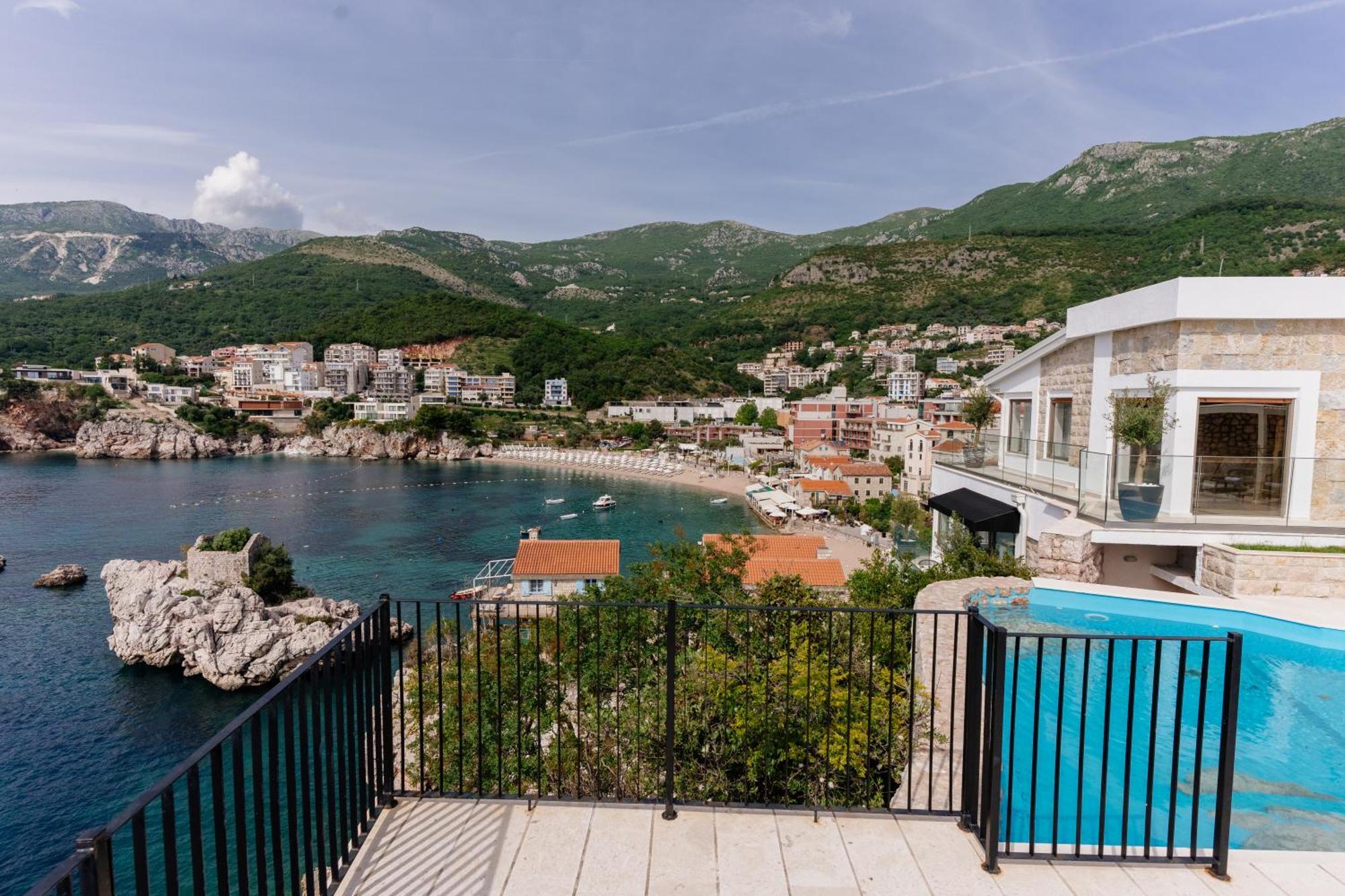 Blanche Cliff Apartments Sveti Stefan Eksteriør bilde