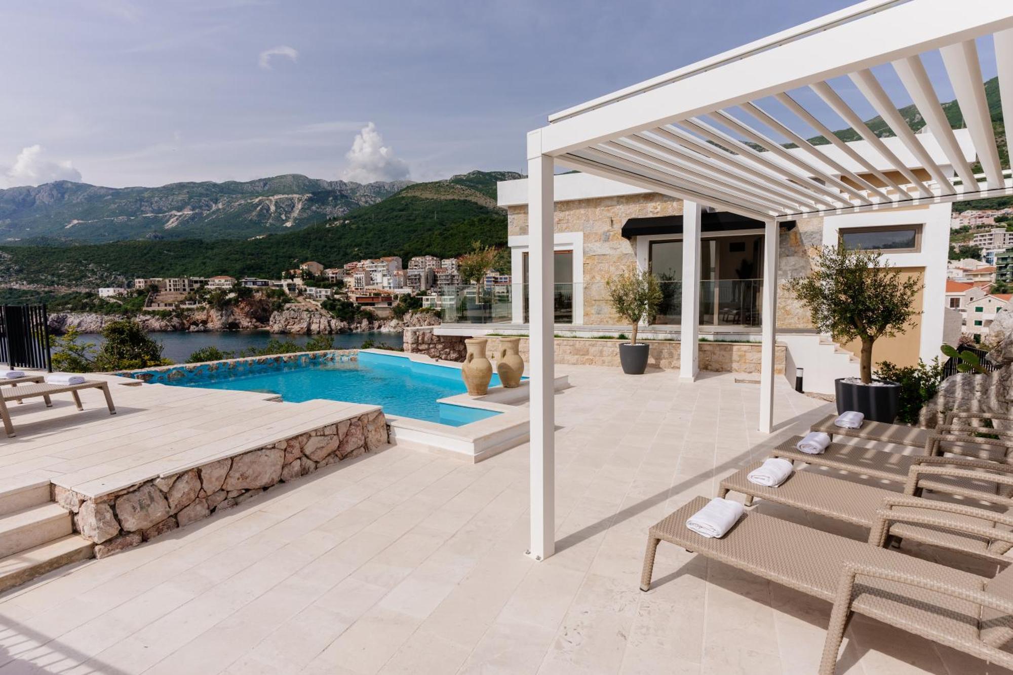 Blanche Cliff Apartments Sveti Stefan Eksteriør bilde