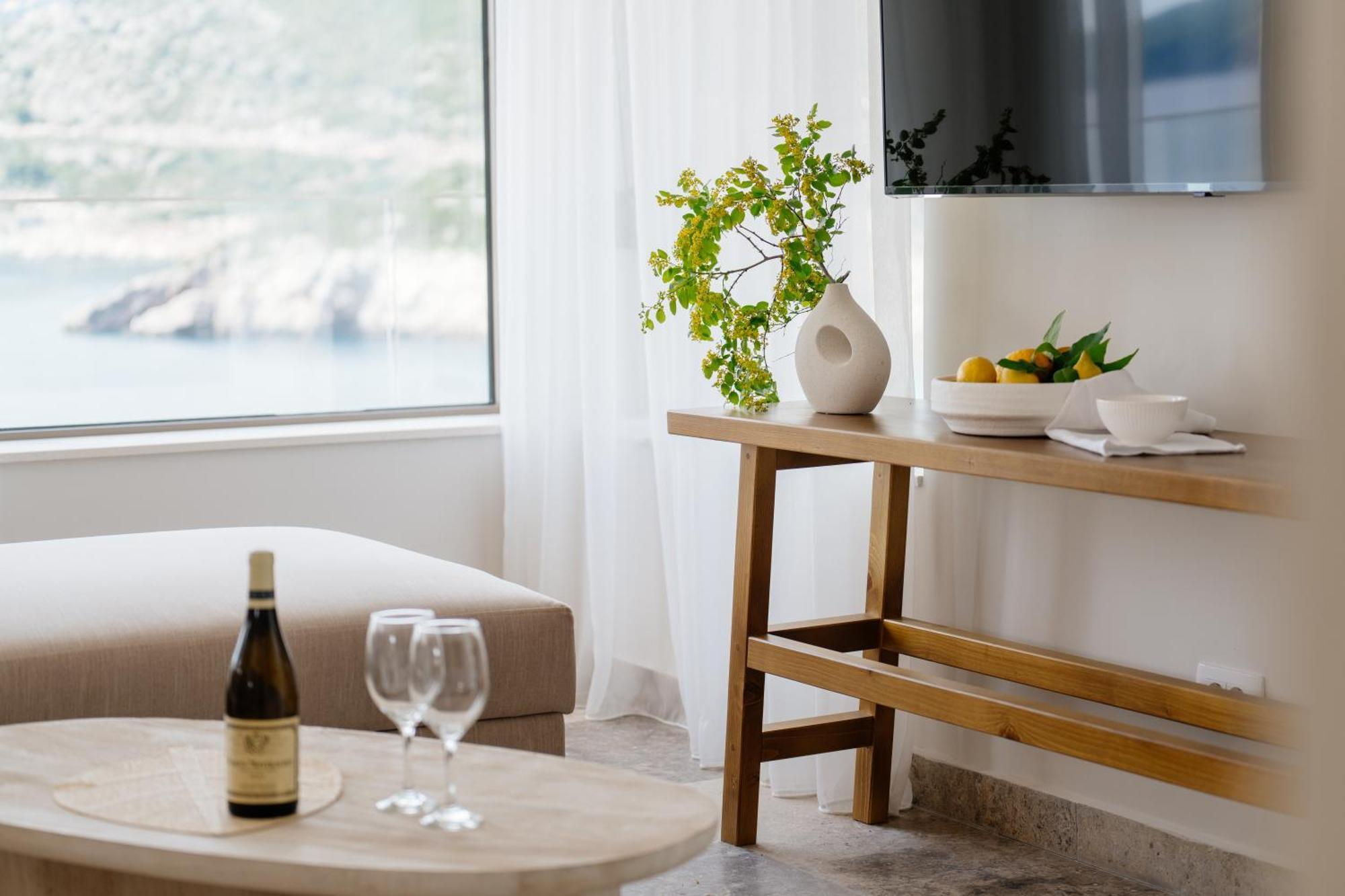 Blanche Cliff Apartments Sveti Stefan Eksteriør bilde