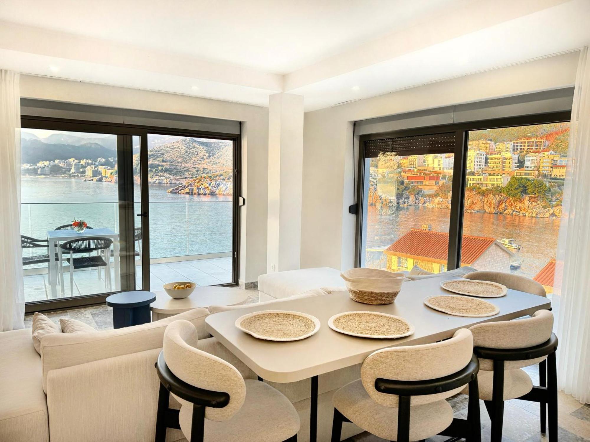 Blanche Cliff Apartments Sveti Stefan Eksteriør bilde