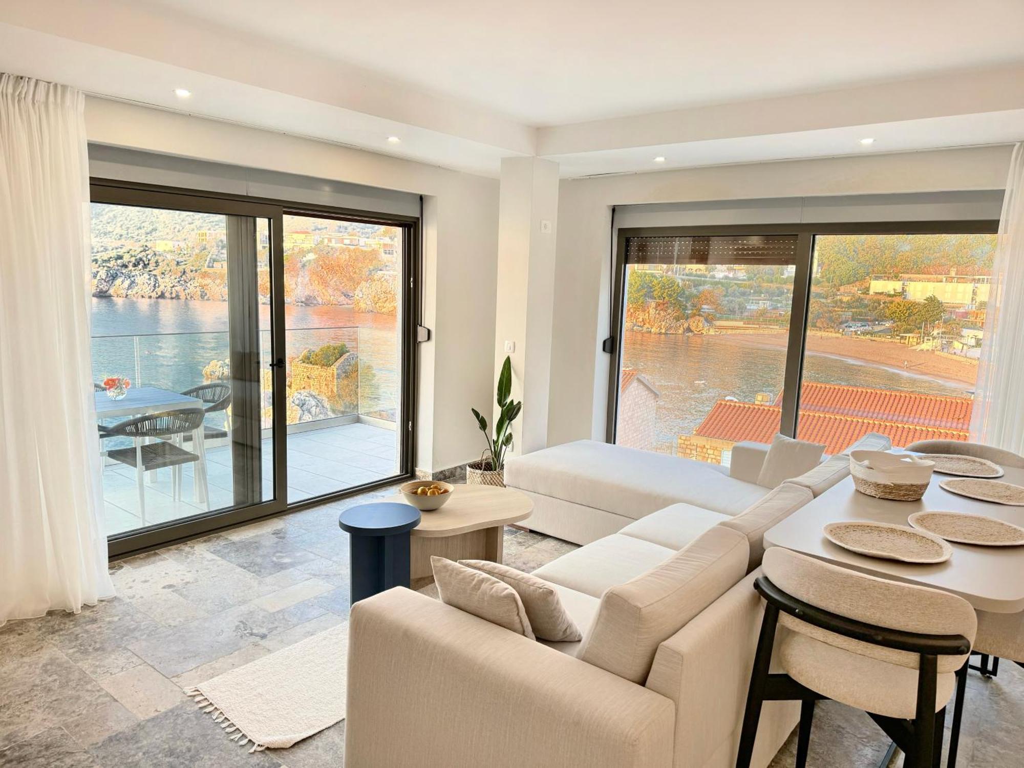 Blanche Cliff Apartments Sveti Stefan Eksteriør bilde